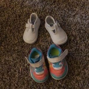 Nike and keds baby shoe